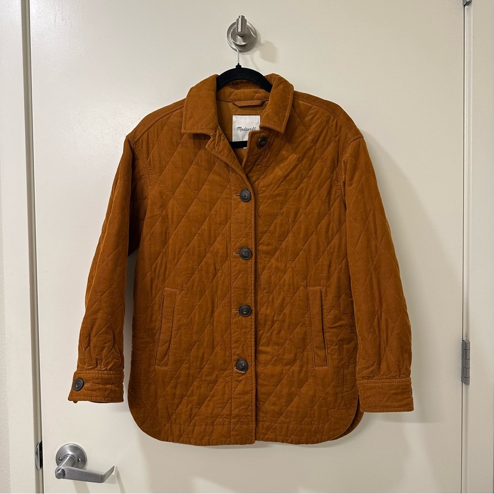 Madewell - Quilted Corduroy Walton Shirt-Jacket